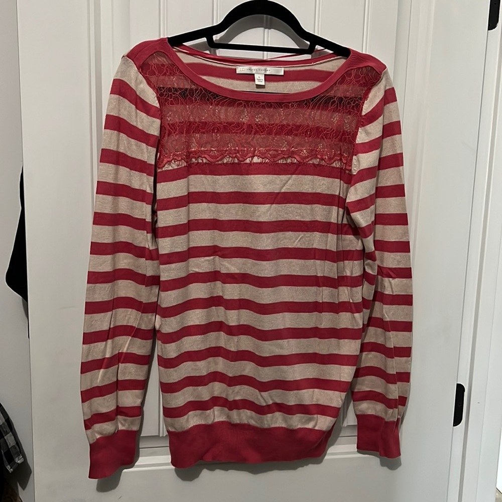 Lauren Conrad sweater with lace